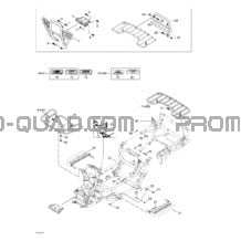 Châssis Et Porte-bagage pour Can-am Toutes les cylindrées 2002 Traxter XT