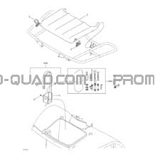 Compartiment Avant pour Can-am Toutes les cylindrées 2002 Traxter XT
