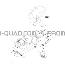 Siège pour Can-am Toutes les cylindrées 2002 Traxter XT