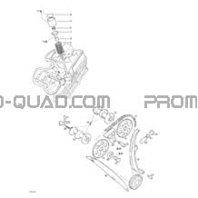 Valve 2 pour Can-am Toutes les cylindrées 2003 DS 650 Baja
