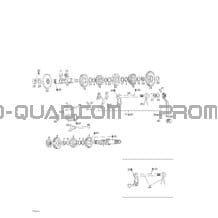 Transmission 2 pour Can-am Toutes les cylindrées 2003 DS 650