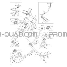 Frein Hydraulique pour Can-am Toutes les cylindrées 2003 Outlander 400