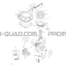 Vilebrequin pour Can-am Toutes les cylindrées 2003 Quest 500