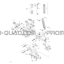 Suspension Avant pour Can-am Toutes les cylindrées 2003 Quest 500