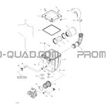 Silencieux Admission pour Can-am Toutes les cylindrées 2003 Quest 650