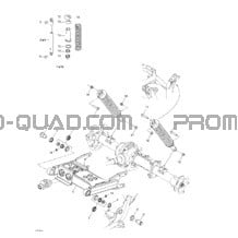 Suspension Arrière pour Can-am Toutes les cylindrées 2003 Traxter Autoshift Std
