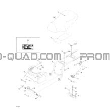 Siège pour Can-am Toutes les cylindrées 2003 Traxter Autoshift Std