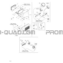 Accessoires Électriques pour Can-am Toutes les cylindrées 2003 Traxter Autoshift Std