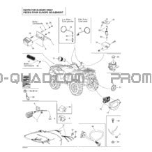 Ensemble Homologation Pour Europe pour Can-am Toutes les cylindrées 2003 Traxter Autoshift Std