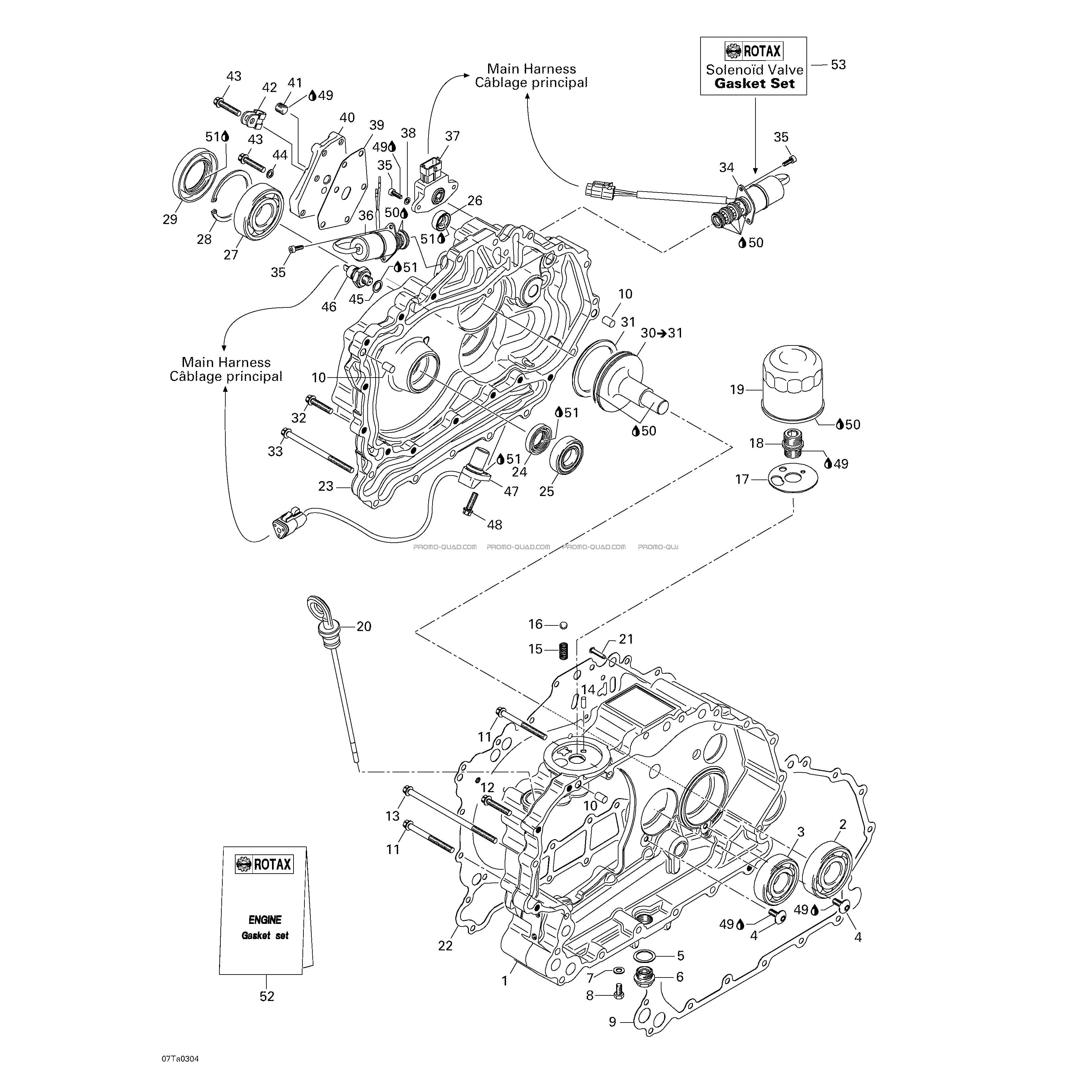 Carter Et Couvercle Embrayage  Can-am  2003 Toutes les cylindrées  Original parts OEMCarter Et Couvercle Embrayage  Can-am  2003 Toutes les cylindrées  Original parts OEM