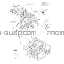 Carter Et Couvercle Embrayage pour Can-am Toutes les cylindrées 2003 Traxter Autoshift XT