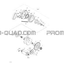 Démarreur À Rappel pour Can-am Toutes les cylindrées 2003 Traxter Autoshift XT