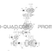 Transmission 2 pour Can-am Toutes les cylindrées 2003 Traxter Autoshift XT