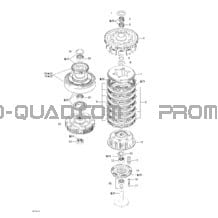 Embrayage pour Can-am Toutes les cylindrées 2003 Traxter Max