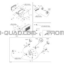 Accessoires Électriques pour Can-am Toutes les cylindrées 2003 Traxter Max