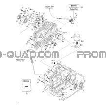Carter Et Couvercle Embrayage pour Can-am Toutes les cylindrées 2003 Traxter XL