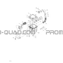 Silencieux Admission pour Can-am Toutes les cylindrées 2003 Traxter XL