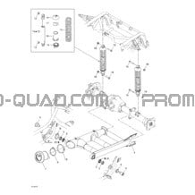 Suspension Arrière pour Can-am Toutes les cylindrées 2003 Traxter XL
