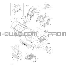 Carrosserie Et Accessoires pour Can-am Toutes les cylindrées 2003 Traxter XL