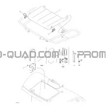 Compartiment Avant pour Can-am Toutes les cylindrées 2003 Traxter XL
