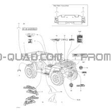Décalques pour Can-am Toutes les cylindrées 2003 Traxter XL