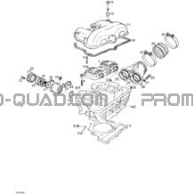 Culasse pour Can-am Toutes les cylindrées 2004 DS 650 DS 650 Baja X