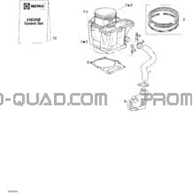 Cylindre pour Can-am Toutes les cylindrées 2004 DS 650 DS 650 Baja X