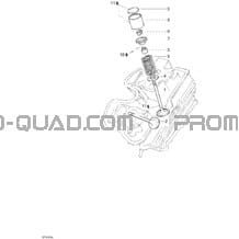 Soupape pour Can-am Toutes les cylindrées 2004 DS 650 DS 650 Baja X