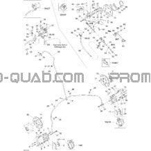 Frein Hydraulique pour Can-am Toutes les cylindrées 2004 DS 650 DS 650 Baja X