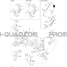 Suspension Avant pour Can-am Toutes les cylindrées 2004 DS 650 DS 650 Baja X