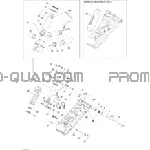 Suspension Arrière pour Can-am Toutes les cylindrées 2004 DS 650 DS 650 Baja X