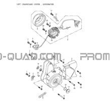 Left Crankcase Cover pour Can-am Toutes les cylindrées 2004 strokes