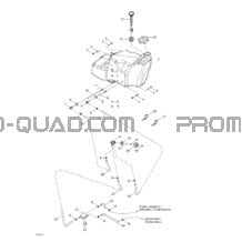 Réservoir Essence pour Can-am Toutes les cylindrées 2004 Outlander 330 400 STD 2 X 4