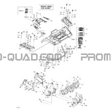 Carrosserie Et Accessoires (vue Avant) pour Can-am Toutes les cylindrées 2004 Outlander 330 400 STD 2 X 4