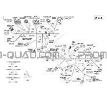 Câblage Principal (2X4) pour Can-am Toutes les cylindrées 2004 Outlander 330 400 STD 2 X 4