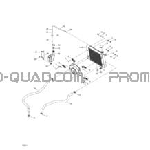 Système De Refroidissement pour Can-am Toutes les cylindrées 2004 Outlander 330 400 STD 4 X 4