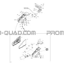 Silencieux Admission pour Can-am Toutes les cylindrées 2004 Outlander 330 400 STD 4 X 4