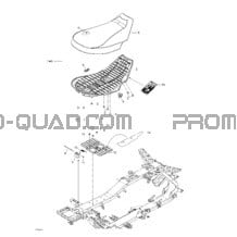 Siège pour Can-am Toutes les cylindrées 2004 Outlander 330 400 STD 4 X 4