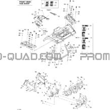 Carrosserie (vue Avant) pour Can-am Toutes les cylindrées 2004 Outlander MAX 400