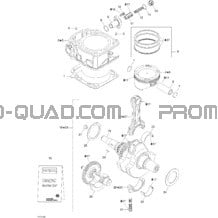 Vilebrequin Et Cylindre pour Can-am Toutes les cylindrées 2004 Quest MAX