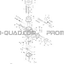 Carburateur pour Can-am Toutes les cylindrées 2004 Quest MAX