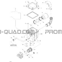 Système Admission Air pour Can-am Toutes les cylindrées 2004 Quest MAX