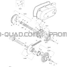 Système Poulie pour Can-am Toutes les cylindrées 2004 Quest MAX