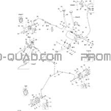 Frein Hydraulique pour Can-am Toutes les cylindrées 2004 Quest MAX