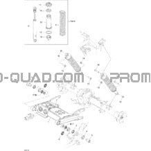 Suspension Arrière pour Can-am Toutes les cylindrées 2004 Quest MAX