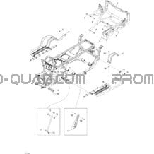 Châssis pour Can-am Toutes les cylindrées 2004 Quest MAX