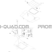 Compartiment Avant pour Can-am Toutes les cylindrées 2004 Quest MAX