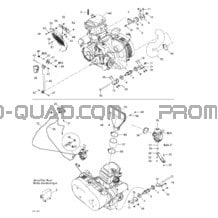 Moteur Et Support Moteur pour Can-am Toutes les cylindrées 2004 Quest STD