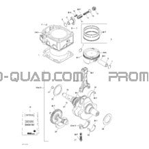 Vilebrequin pour Can-am Toutes les cylindrées 2004 Quest STD
