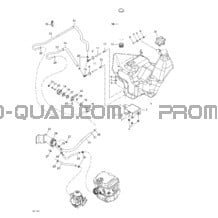 Réservoir Essence pour Can-am Toutes les cylindrées 2004 Quest STD